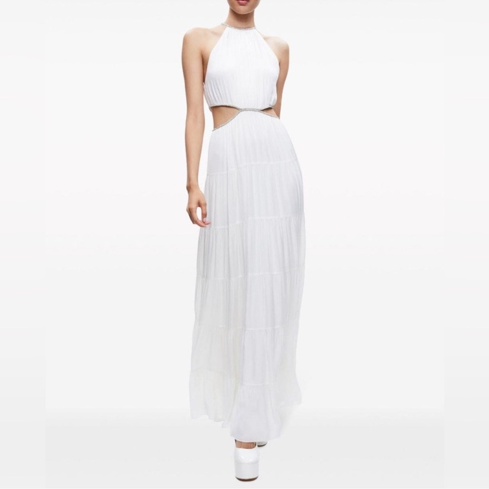 MYRTICE EMBELLISHED CUT OUT MAXI DRESS